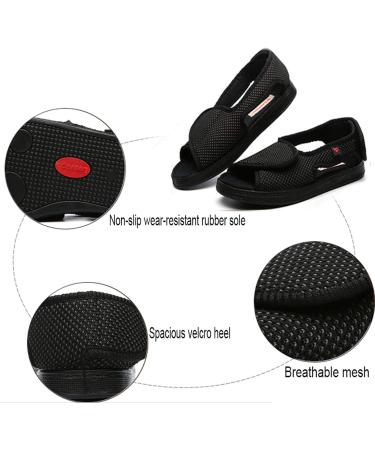 DXDUI Diabetic Flat Shoes - Health Shoes for Foot Deformity - Summer Comfort - Unisex - Red - Size 47 - Buy Online on GoSupps.com