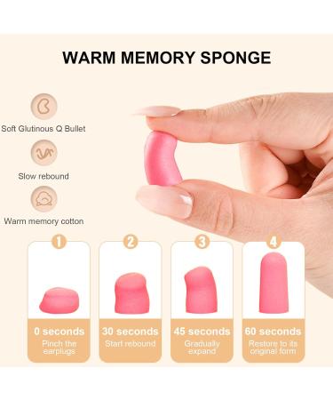 INGKE Ear Plugs 100 Pairs Foam Earplugs Soft & Reliable Noise Cancelling Ear Plugs for Sleeping Individually Wrapped Pink Earplugs for Kids Women Children Sleeping Snoring Music Work - Buy Online on GoSupps.com