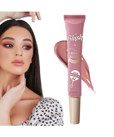 G n rique Cream Blush Cheeks Liquid Mousse Formula 4.84x0.98in Long Wearing Hydrating Tint Matte Natural Glow Finish Blendable Lightweight for Cheeks Lips Makeup