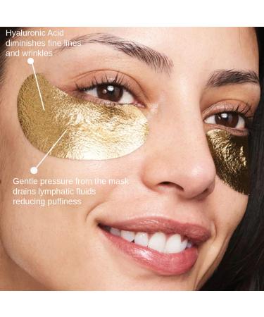WANDER BEAUTY BAGGAGE CLAIM Gold Under Eye Patches | Brighten Dark Circles, Hydrate, and Reduce Puffy Eye Bags | Hyaluronic Acid Eye Mask for Fine Lines and Wrinkles (6 Pairs) - Buy Online on GoSupps.com