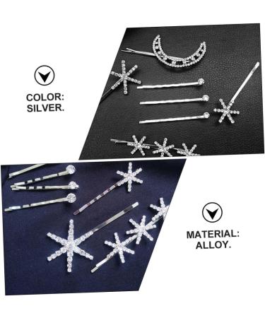 Gogogmee Clip Hair Accessories for Hair Decorations Bling Hair Pearl Hair Accessories Barrettes for Women Jeweled Barrettes Flower Decor Rhinestone Bobby Pins Fashion Hair Pin - Buy Online on GoSupps.com