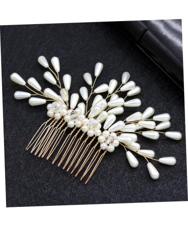 Angoily Bride Headpieces for Wedding Side Hair Comb Hair Claw Clips for Women Goody Hair Clips for Women Hair Combs for Women Crystal Hair Comb Tiara Pearl Accessories Miss - Buy Online on GoSupps.com