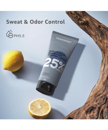 MANSPOT Anti-Chafing Deodorant Lotion for Men - 2024 Ball Groin & Armpit Care - 4 fl oz Anti-Irritant & Long-Lasting Protection - Buy Online on GoSupps.com