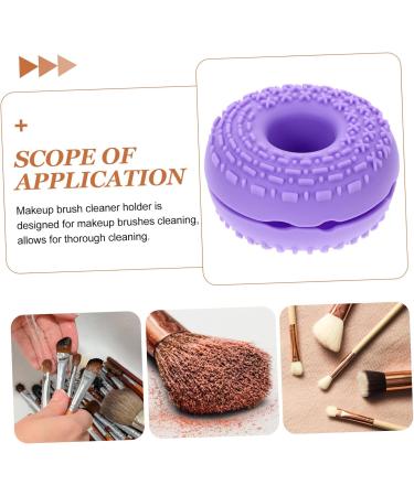 Healeved Makeup Brush Cleaner Pad Makeup Sponge Cleaners Make up Cleaner Make up Sponge Cleaner Makeup Brush Cleaner Mat Make up Brush Cleaner Cleanser Usb Silica Gel Purple Silicone Brush 8.3x8.3cm Purple - Buy Online on GoSupps.com