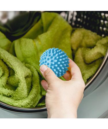 Dryer Balls Drying Balls Tangles Free Reusable Washing Machine Dryer Cleaning Soften Clothes Wash Sky Blue - Buy Online on GoSupps.com