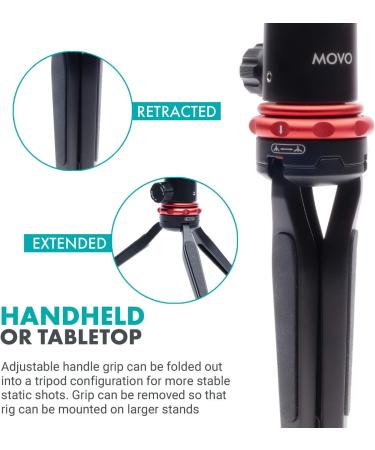 Movo Vlogging Kit for DJI OSMO Pocket 1 & 2 - Video Rig with VXR10 External Microphone, Tripod Mount, Type-C Audio Adapter - Ideal for Video and Audio Recording - Buy Online on GoSupps.com