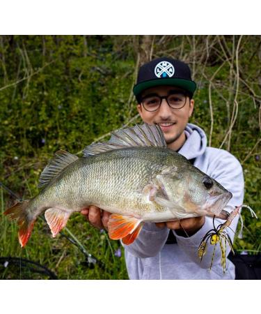 LMAB CHATTERBAIT K fi Multi Vibe - 1/0 & 5/0 Angelk der f r Zander Barsch & Hecht | Effektiver Blade Bait - 14g Firetiger - Buy Online on GoSupps.com