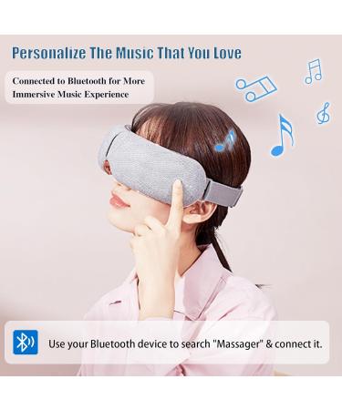 Buy Nadie Smart Eye Massager with Heat | Bluetooth Music 4 Modes & Vibration for Eye Strain & Migraines - International Shipping Available - Buy Online on GoSupps.com