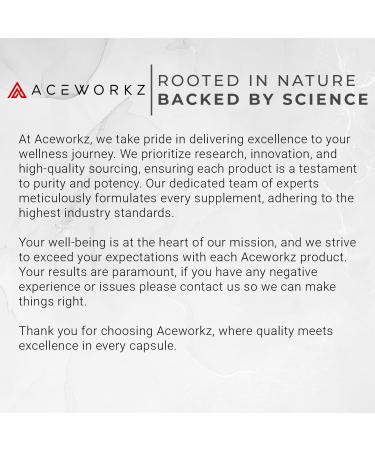 ACEWORKZ Elite Brain Supplement - Nootropic for Focus Memory & Clarity | Natural Energy Caffeine-Free | 60 Capsules - Buy Online on GoSupps.com