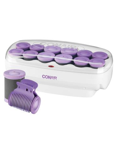 Conair Jumbo and Super Jumbo Ceramic Hot Rollers, Bonus Super Clips Included 1.5" and 1.75" Rollers with Super Clips - Buy Online on GoSupps.com