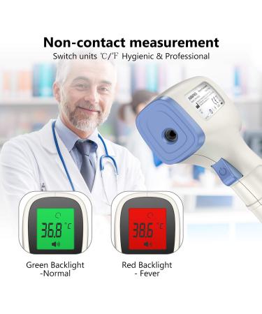 Jumper Medical Forehead Thermometer - Non Contact, Instant Reading for Kids and Adults (Sky Blue) - Buy Online on GoSupps.com