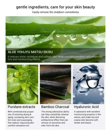 Blackhead Remover Mask - 30g Silica Gel Pore Cleaner for Nose Face & Chin | 60 Sheets - Effective Blackhead Removal - Buy Online on GoSupps.com