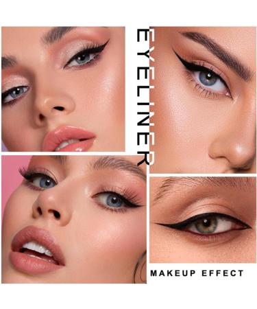 Pencil Eyeliner Eyebrow and Eyelashes Liquid Double Tip Eyebrow Stencil Stamp Long-Lasting Waterproof for Sensitive Eyes and Defined Eyebrows Rowces Big - Buy Online on GoSupps.com