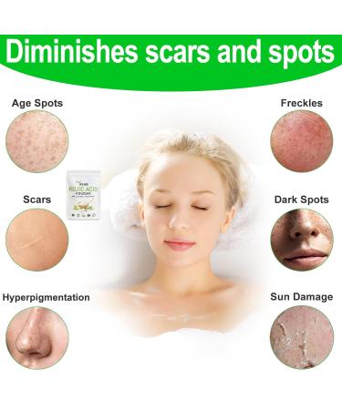 Pure Kojic Acid Powder 60g - Natural & Organic for DIY Skincare | Lotions Creams Serums Soaps - Buy Online on GoSupps.com