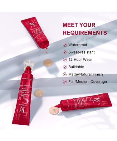 FV Foundation Nourishing Ivory Concealer BB Cream Liquid Foundation 1 Fl Oz 2 Pack - Buy Online on GoSupps.com