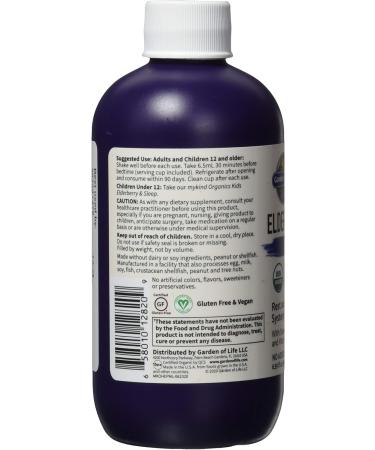 Garden of Life Organic Elderberry and Sleep Immune Syrup 6.59 FZ - Buy Online on GoSupps.com