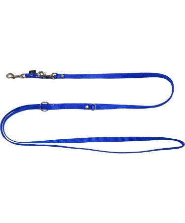 Elropet Adjustable Dog Leash for Small Dogs - Mini Double Linen 2.40m 3-Way Blue Leash | International Shipping - Buy Online on GoSupps.com