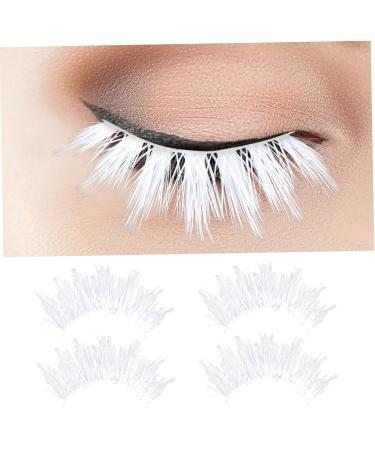 FRCOLOR 3 Pairs White Eyelashes Blue for Eyes Cosplay Makeup Eyelashes Women Cosplay Lashes Makeup Fake Eyelashes False Lashes Lash Spolies Halloween 3d Imitation False Eyelashes Prom - Buy Online on GoSupps.com