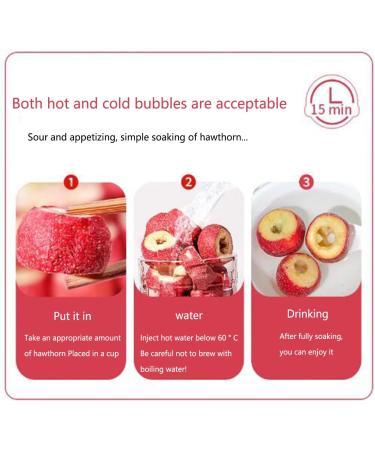 AFKCCPD FD Hawthorn: Whole Pitted 1.06lb/480g -Seedless-Whole Hollow stem-Sour Sweet and Crisp -Hawthorn Tea - Buy Online on GoSupps.com