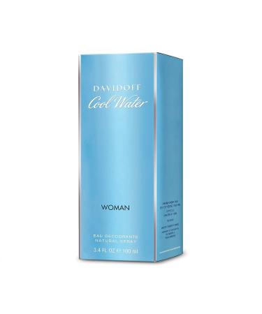 Davidoff Cool Water Deo for Women 3.4 oz/100 ml - Long-lasting Fragrance - Buy Online on GoSupps.com
