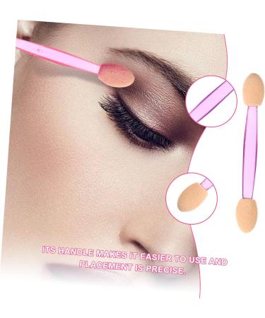 CANIGHT 100pcs Double Ended Eyeshadow Brush Eye Makeup Brushes Makeup Eyeshadow Non Latex - Buy Online on GoSupps.com