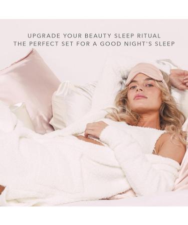 Zoe Ayla Beauty Sleep Collection | Plane Travel Essentials | Scrunchies & Pink Eye Mask for Women - Buy Online on GoSupps.com
