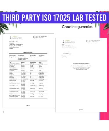 Adndale Creatine Gummies for Women & Men 5000mg per Serving Creatine Monohydrate Supplement with Beta-Alanine L-Citrulline & B12-75 Vegan Gummies. Sugar-Free - Buy Online on GoSupps.com