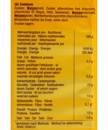 Burger der Landzwieback - Pack of 12 (12 x 225g) | Authentic German Toast Bread for Gourmet Burgers - International Shipping Available - Buy Online on GoSupps.com