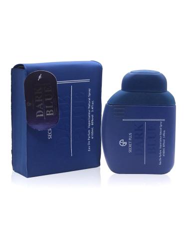 DARK BLUE Men's Perfume Deep & Sophisticated Cologne for Men Long-Lasting Elegant Scent Eau de Toilette 100ML for Evening Wear and Special Occasions DARK BLUE 3.4 Fl Oz (Pack of 1)