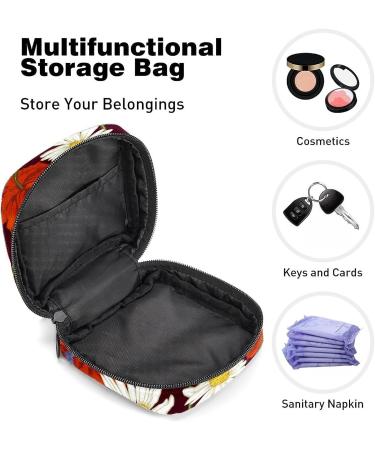 Poppies Daisies Bee and Butterflies Menstrual Cup Pouch - Portable Period Bag for Women and Girls - Buy Online on GoSupps.com