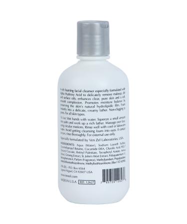 REXSOL AHA Wash Facial Cleanser Foaming Gel | Vitamin E & Herbal Extracts | Refreshing & Soothing Skin Cleanser | 240 ml - Buy Online on GoSupps.com