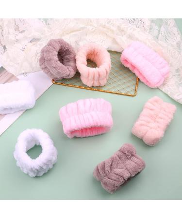 Buy Luter 4 Pairs Microfiber Welding Tapes - Soft Absorbent Headband Bracelets for Women & Girls in Brown White Nude Pink | International Shipping - Buy Online on GoSupps.com