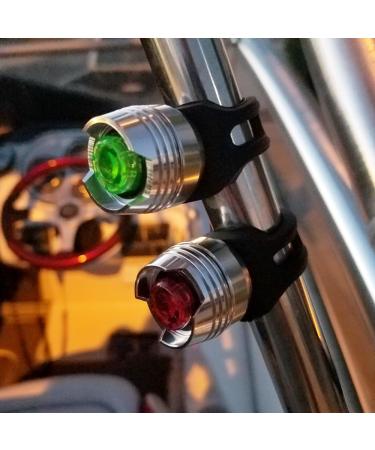 Bright Eyes Green & Red Aluminum Portable Marine LED Boating Lights - Boat Bow or Stern Emergency Backup Safety Lights for Maximum Attention - Waterproof - Buy Online on GoSupps.com
