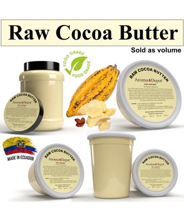 2lb Raw Cocoa Butter Unrefined - 100% Natural for Skin, Body & Hair Care - Reduces Fine Lines & Wrinkles - Ideal for DIY Lotions & Creams - Eczema & Psoriasis Relief - 32 oz (Pack of 1) - Buy Online on GoSupps.com