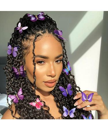 DEEKA 16 PCS Small Butterfly Hair Clips - Colorful Handmade 90s Barrettes for Women & Girls (Purple) - Buy Online on GoSupps.com