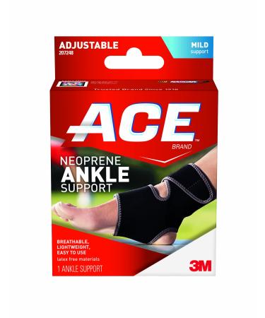 ACE Reusable Hot/Cold Neoprene Compression Wrap Neoprene-blend wrap that's comfortable against skin One Size Fits All
