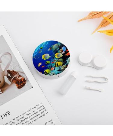 Portable Tropical Sea Fish Contact Lens Case - Travel Storage Box for Lens Protection - Buy Online on GoSupps.com