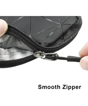 Uenhoy Sanitary Napkin Storage Bags with Zipper Portable Waterproof Menstrual Cup Pouch Nursing Pad Tampon Bags Feminine Product Pouch Black - Buy Online on GoSupps.com