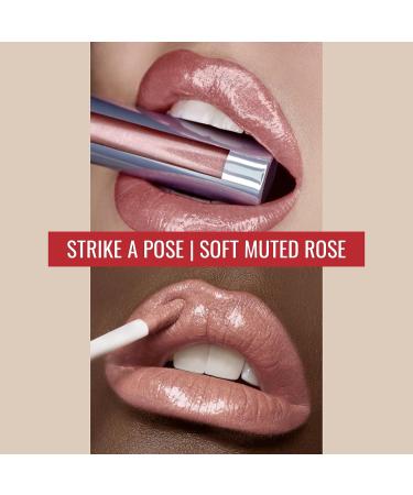 Runway Rogue LuxGloss High-Pigment Shimmer Rose-Pink Lip Gloss - Strike a Pose 1 Fl Oz - Buy Online on GoSupps.com