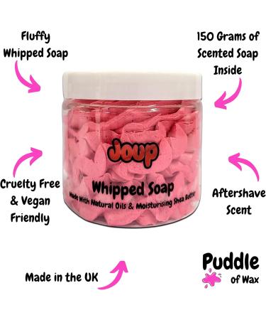 Joop Whipped Soap Body Wash - 150g - Natural Oils and Butters - Aftershave Scent - Vegan Friendly - Puddle of Wax - Made in the UK - Buy Online on GoSupps.com