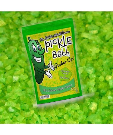 Pickle Bath Salts - Premium Dill Pickle Scented Soak for Kids, Teens & Adults | Shower Gift for Pickle Lovers | Funny Stocking Stuffer - Buy Online on GoSupps.com