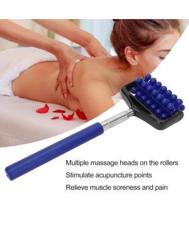 Telescopic Massage Tab - Adjustable 360 Rotation for Pain Relief | Wear-Resistant | Navy Blue | Perfect for Men & Women - Buy Online on GoSupps.com
