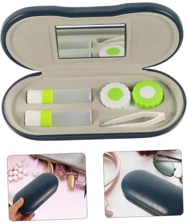 Buy Healvian Halter 2-in-1 Glasses & Contact Lens Case - Portable Travel Set with Mirror Tweezers & Solution Bottle | International Shipping Available - Buy Online on GoSupps.com