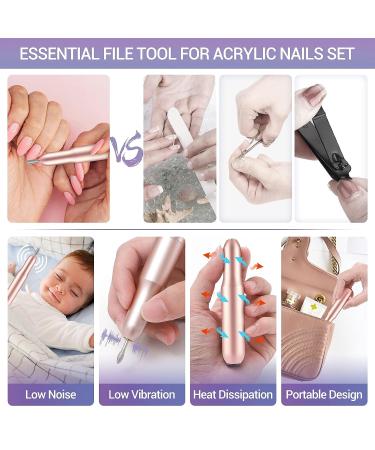 Cooserry Acrylic Nail Kit with Drill - Professional Starter Set for Acrylic Nails Extension and Art Designs - Buy Online on GoSupps.com