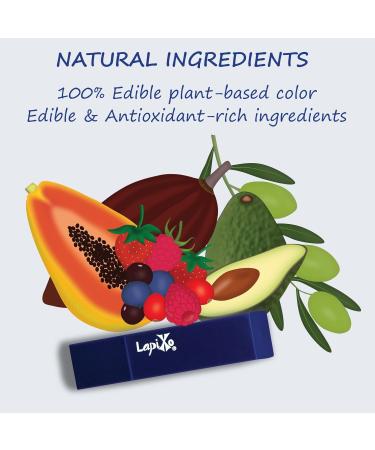 100% Plant-Based Edible Moisturizing Lipstick - Natural Cherry Color | Antioxidant-Rich Superfood | Made in Australia - Clean Beauty - Buy Online on GoSupps.com