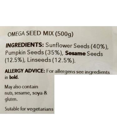 Whole Foods Market Omega Seed Mix 500g - Buy Online on GoSupps.com