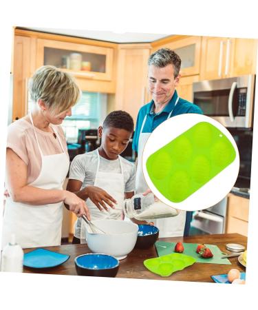 MAGICLULU 1pc Easter Egg Cake Mold Silicone Egg Molds Easter Candle Cake Mould Home DIY Baking Silicone Fondant Silcone Molds Candy Molds Biscuits Mold Muffin 3D Silica Gel Decorations 26.5X16.5CM Green - Buy Online on GoSupps.com
