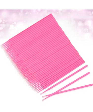 LUOCAI Micro Applicators Brushes Disposable Applicator Eyelash Extensions Brushes Micro Brushes Make Up Micro Mascara Brushes for Eyelash Extension(100PCS)