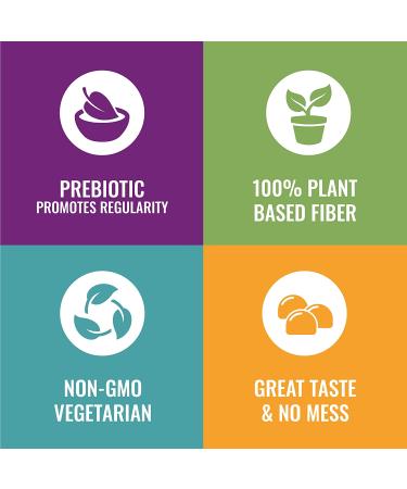 Kids Fiber Advance Gummies | Plant Based Digestive Health Supplements | Prebiotic Fiber & Vitamins | Gluten Free & Non-GMO | 60 Count - Buy Online on GoSupps.com