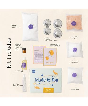 DIY Bath Bomb Kit with Essential Oils & Himalayan Salt - Made in USA | Create 12+ Luxurious Bath Bombs - Buy Online on GoSupps.com